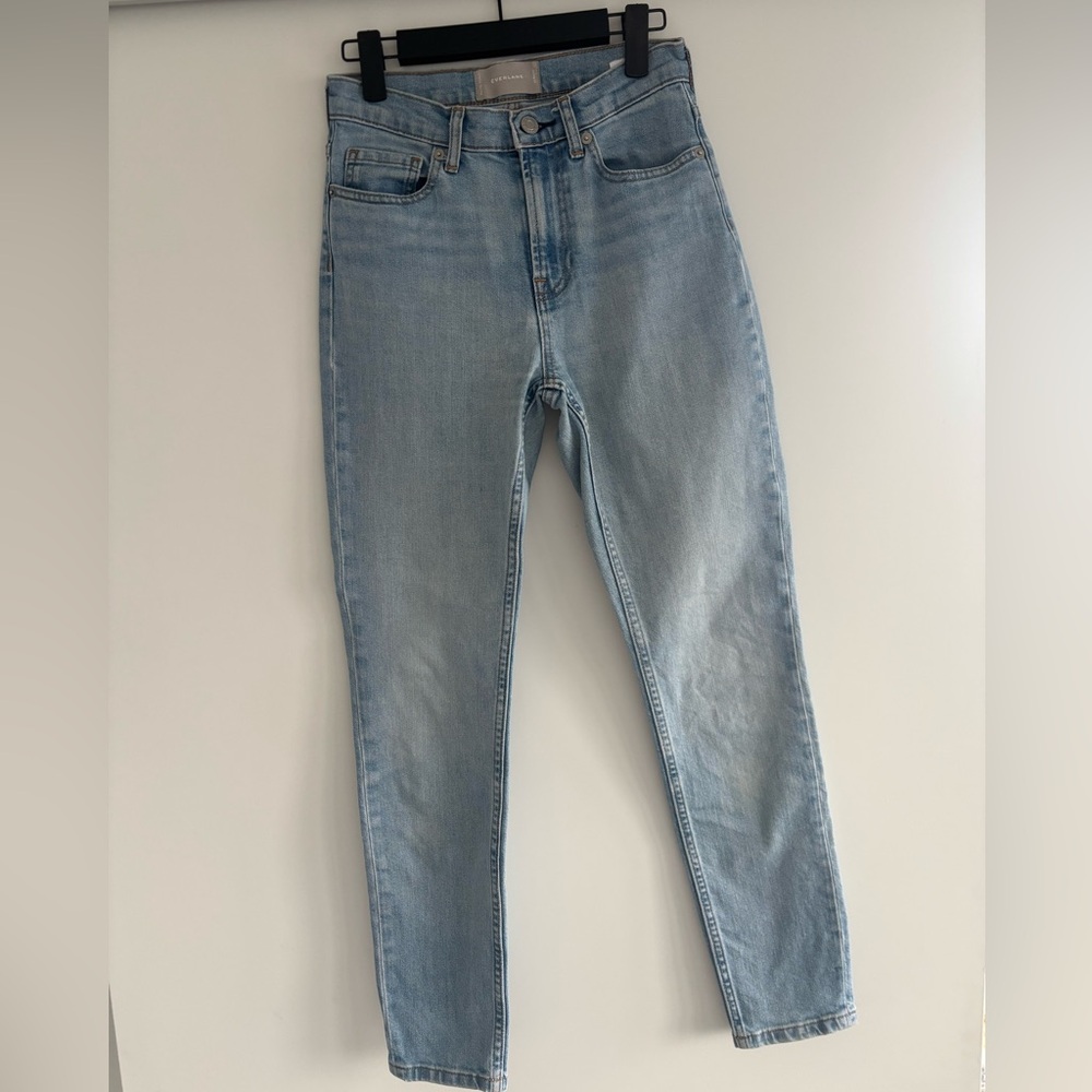 Light Blue Women's Skinny Jeans by Everlane